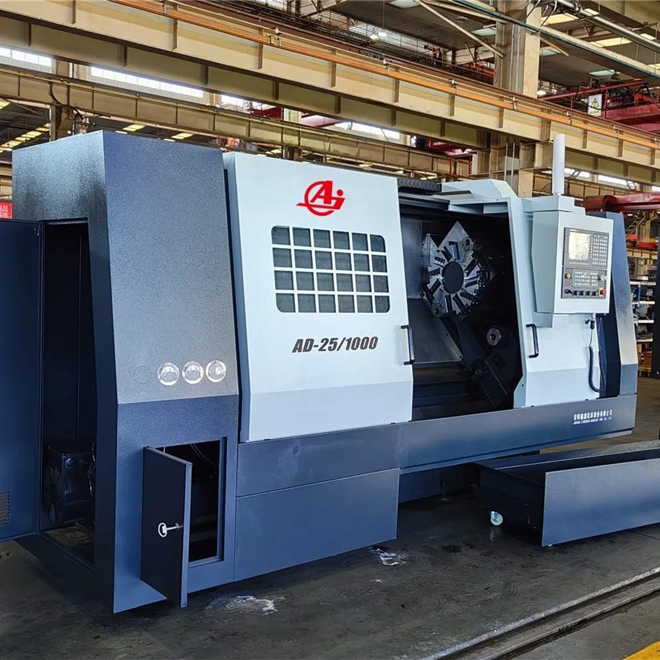AD Series Slanting Bed Cnc Lathe Y C Axis Type Turning Center